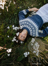 Load image into Gallery viewer, Kastali Cropped Blue - Knitting Kit