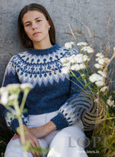 Load image into Gallery viewer, Kastali Cropped Blue - Knitting Kit